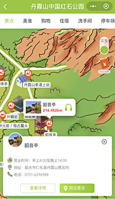 宿州景区手绘地图智慧导览和语音结合，让景区“活”起来