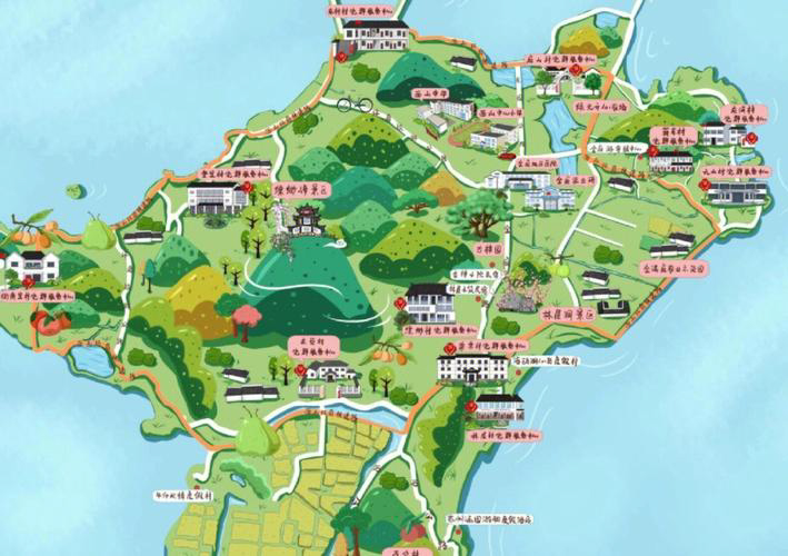 宿州手绘地图旅游的独特视角